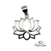 Lotus Sterling Silver Pendant