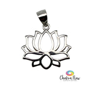 Lotus Sterling Silver Pendant