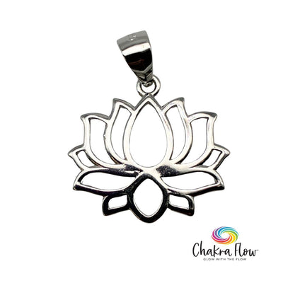 Lotus Sterling Silver Pendant