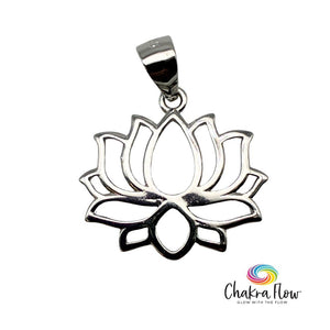 Lotus Sterling Silver Pendant