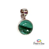 Malachite Sterling Silver Pendant