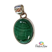 Malachite Sterling Silver Pendant