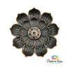 Metal Lotus Incense Burner
