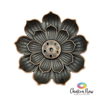 Metal Lotus Incense Burner