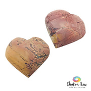 Mookaite Heart Palm Stones