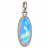 Rainbow Moonstone Sterling Silver Pendant