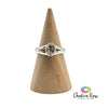 Morganite Sterling Silver Ring
