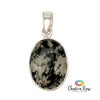 Moss Agate Sterling Silver Pendant
