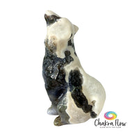 Moss Agate Wolf