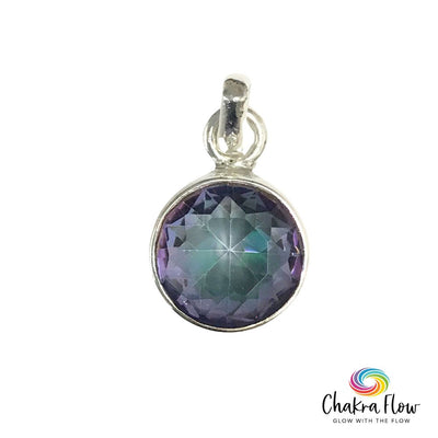 Mystic Topaz Sterling Silver Pendant