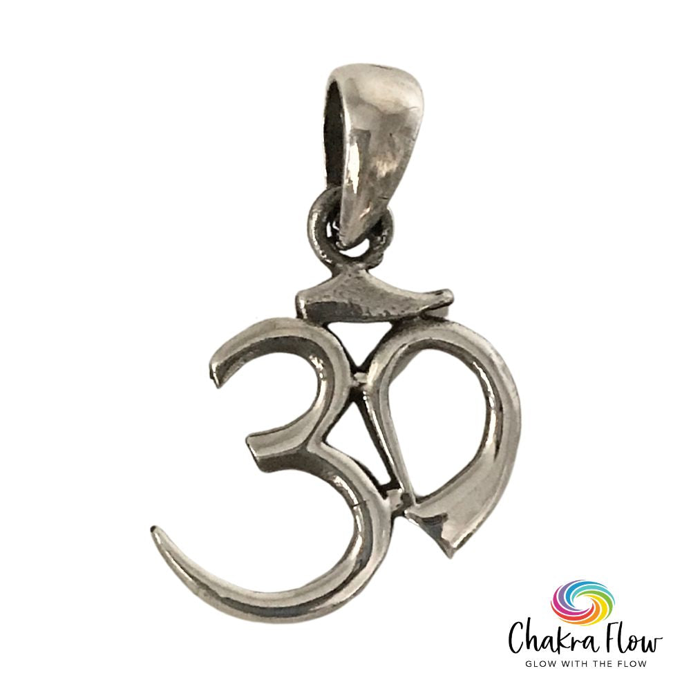 OM Sterling Silver Pendant