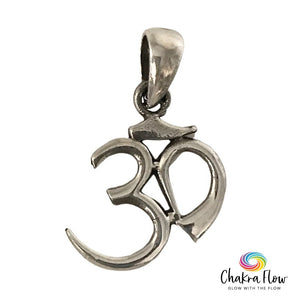 OM Sterling Silver Pendant