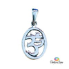 OM Sterling Silver Pendant