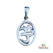 OM Sterling Silver Pendant