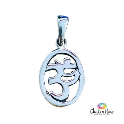 OM Sterling Silver Pendant