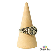 OM Sterling Silver Ring Size 7.5