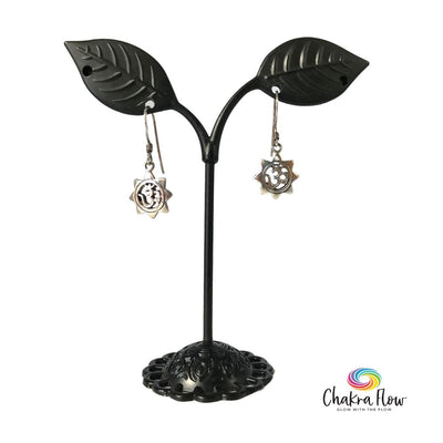 OM Sterling Silver Dangle Earrings