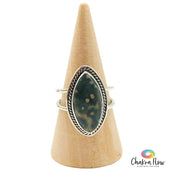 Ocean Jasper Sterling Silver Ring Size 7