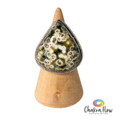 Ocean Jasper Sterling Silver Ring