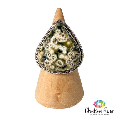 Ocean Jasper Sterling Silver Ring