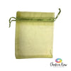 Olive Green Organza Bag