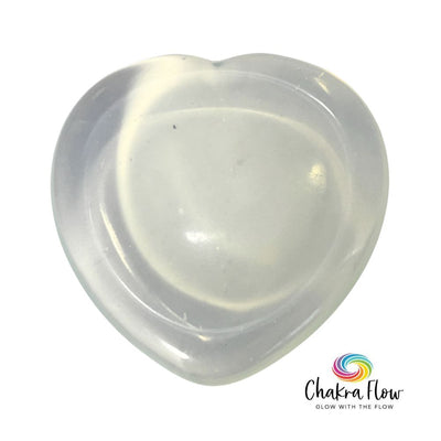 Opalite Heart Shaped Gratitude Stone