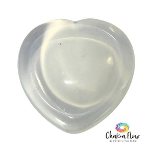Opalite Heart Shaped Gratitude Stone
