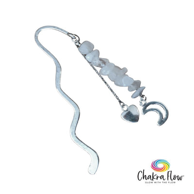 Opalite & Moon Bookmark