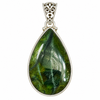 Vesivianite Sterling Silver Pendant