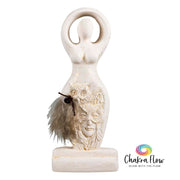 Owl Goddess Gypsum Figurine