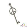 Peace Key Sterling Silver Pendant