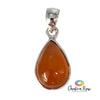 Peach Moonstone Sterling Silver Pendant
