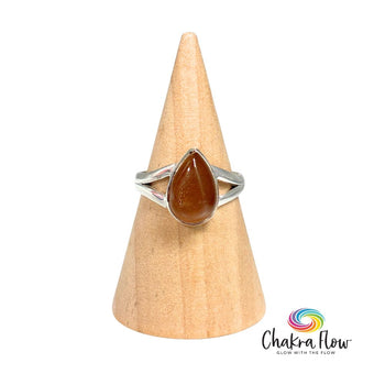 Peach Moonstone Ring
