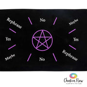 Pendulum Mat Cotton Purple Pentacle