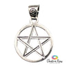 Double Pentacle Sterling Silver Pendant