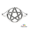 Pentacle Sterling Silver Ring
