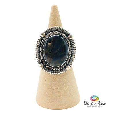 Pietersite Sterling Silver Ring Size 9