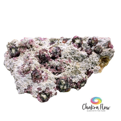 Pink Garnet on Matrix