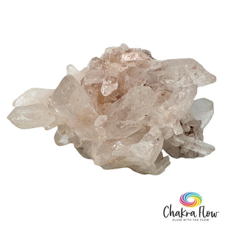 Pink Himalayan Quartz Cluster