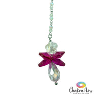 Pink Angel Suncatcher
