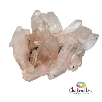Pink Himalayan Quartz Cluster