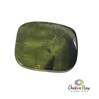 Polished Green Tourmaline Slice