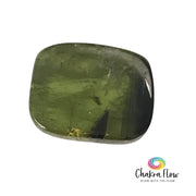 Polished Green Tourmaline Slice