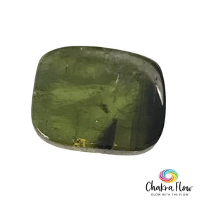 Polished Green Tourmaline Slice