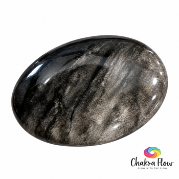 Silver Sheen Obsidian Palm