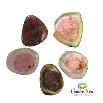 Watermelon Tourmaline Slices