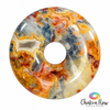 Crazy Lace Agate Pi Stone