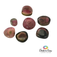 Polished Watermelon Tourmaline Slices