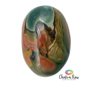 Polychrome Jasper Palm Stone