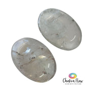 Prasiolite Palm Stones